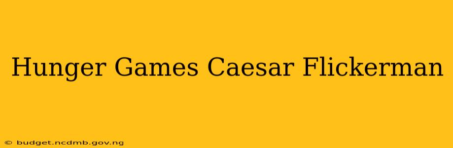 Hunger Games Caesar Flickerman
