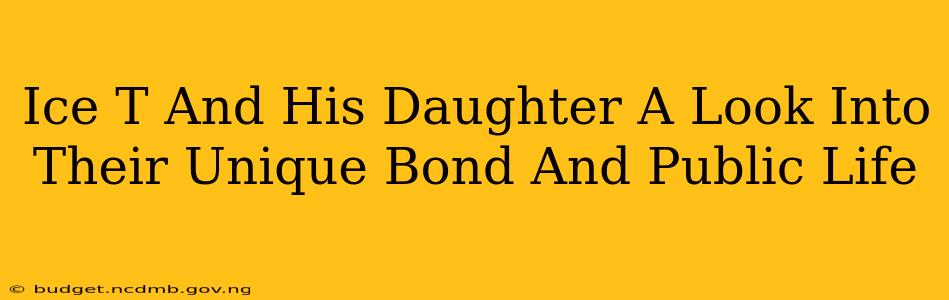Ice T And His Daughter A Look Into Their Unique Bond And Public Life