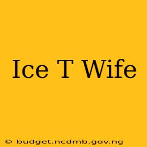Ice T Wife