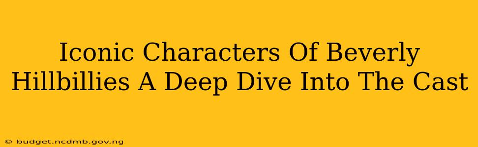 Iconic Characters Of Beverly Hillbillies A Deep Dive Into The Cast