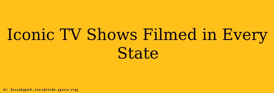 Iconic TV Shows Filmed in Every State