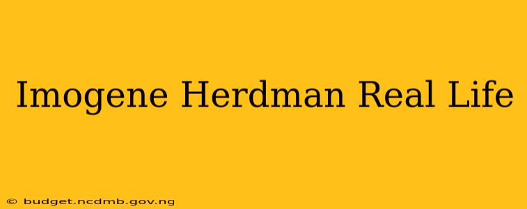 Imogene Herdman Real Life