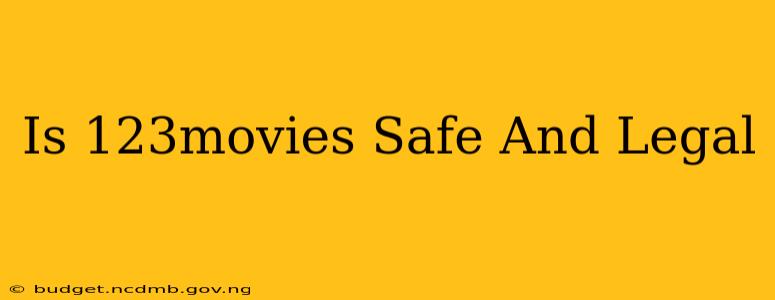 Is 123movies Safe And Legal