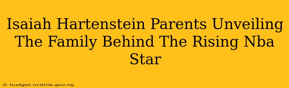 Isaiah Hartenstein Parents Unveiling The Family Behind The Rising Nba Star