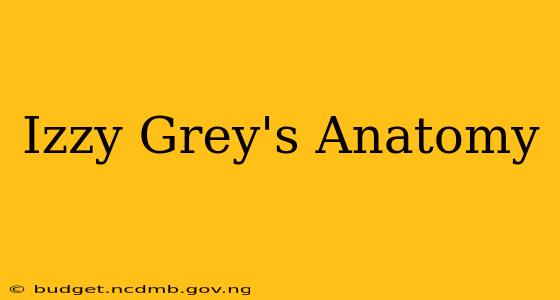 Izzy Grey's Anatomy