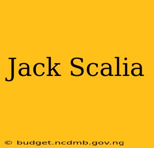 Jack Scalia