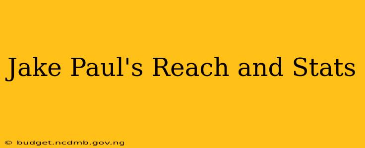 Jake Paul's Reach and Stats