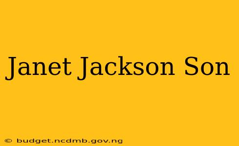 Janet Jackson Son