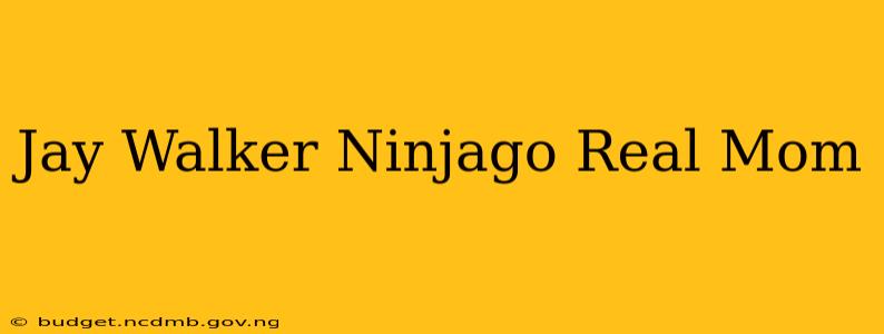 Jay Walker Ninjago Real Mom