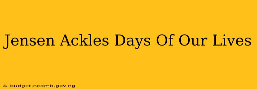 Jensen Ackles Days Of Our Lives