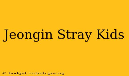 Jeongin Stray Kids