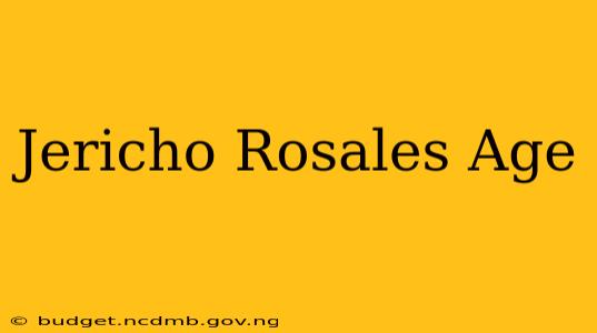 Jericho Rosales Age