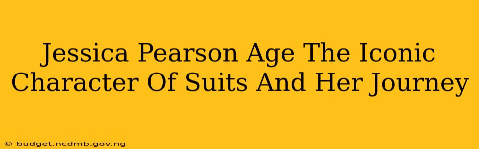 Jessica Pearson Age The Iconic Character Of Suits And Her Journey