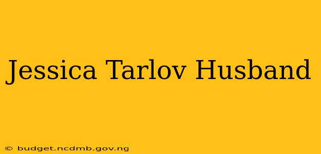Jessica Tarlov Husband