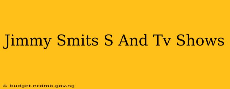 Jimmy Smits S And Tv Shows