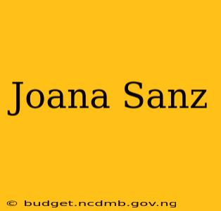 Joana Sanz