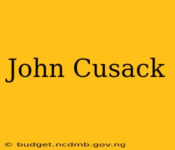John Cusack