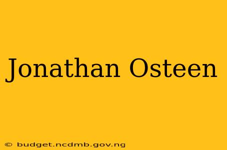 Jonathan Osteen