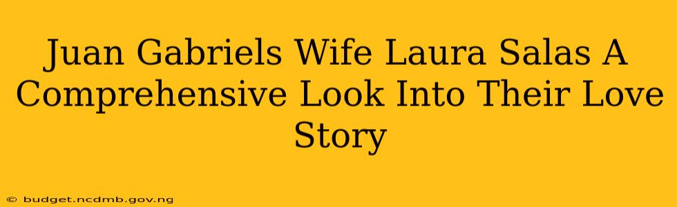 Juan Gabriels Wife Laura Salas A Comprehensive Look Into Their Love Story