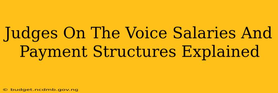 Judges On The Voice Salaries And Payment Structures Explained