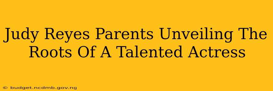 Judy Reyes Parents Unveiling The Roots Of A Talented Actress