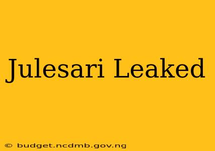 Julesari Leaked