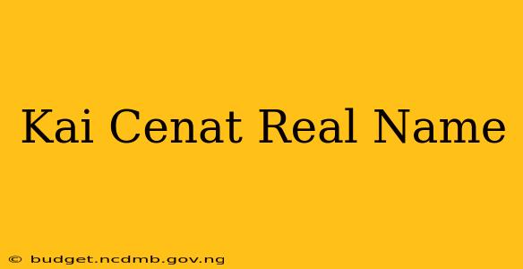 Kai Cenat Real Name