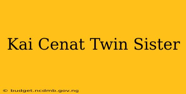 Kai Cenat Twin Sister