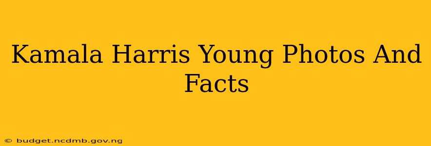 Kamala Harris Young Photos And Facts