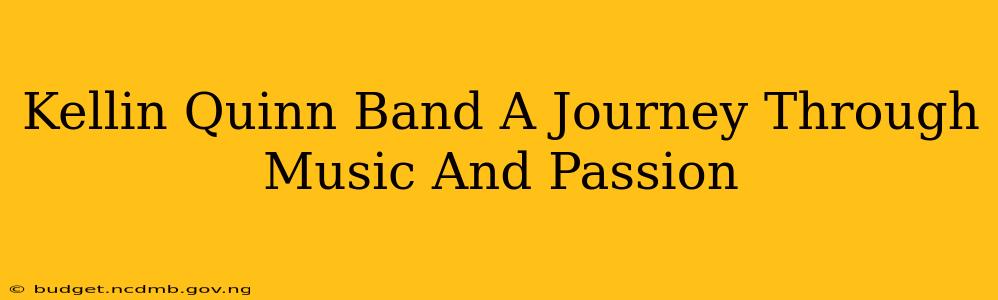 Kellin Quinn Band A Journey Through Music And Passion