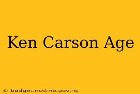 Ken Carson Age