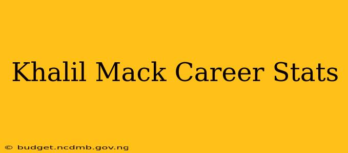 Khalil Mack Career Stats