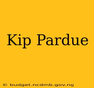 Kip Pardue