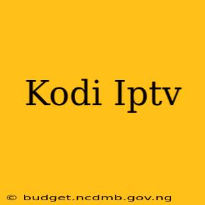 Kodi Iptv
