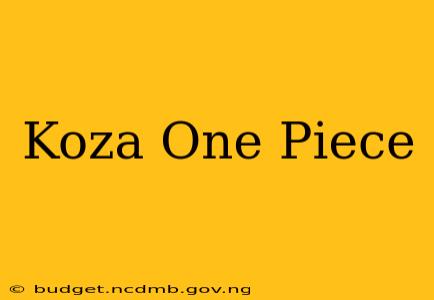 Koza One Piece