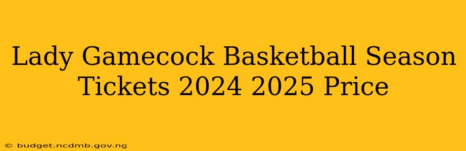 Lady Gamecock Basketball Season Tickets 2024 2025 Price