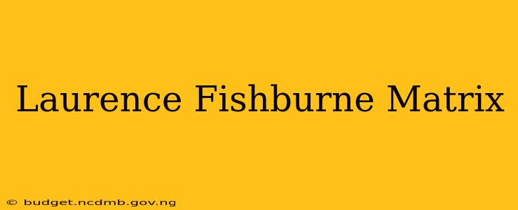 Laurence Fishburne Matrix