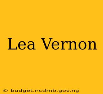 Lea Vernon