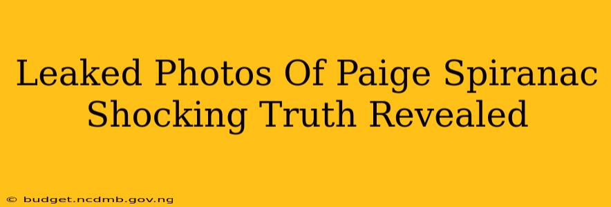 Leaked Photos Of Paige Spiranac Shocking Truth Revealed