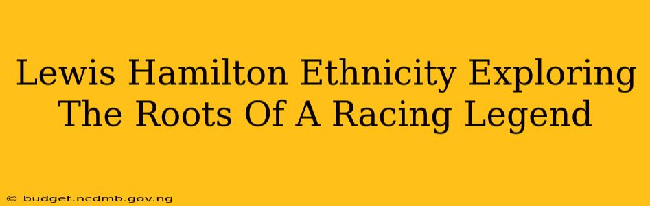 Lewis Hamilton Ethnicity Exploring The Roots Of A Racing Legend