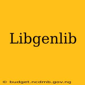 Libgenlib