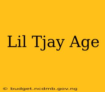 Lil Tjay Age