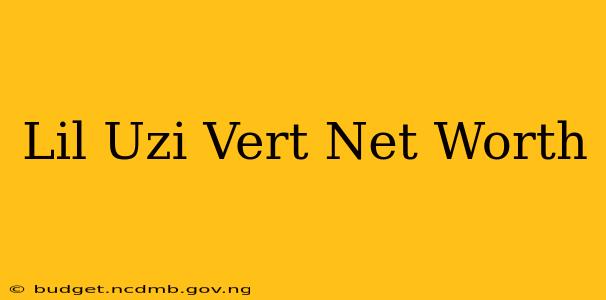 Lil Uzi Vert Net Worth