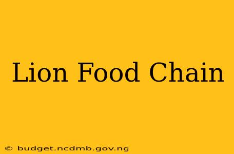 Lion Food Chain
