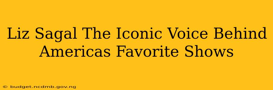Liz Sagal The Iconic Voice Behind Americas Favorite Shows