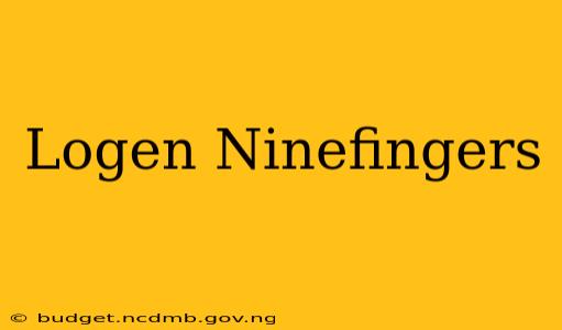 Logen Ninefingers