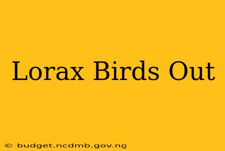 Lorax Birds Out