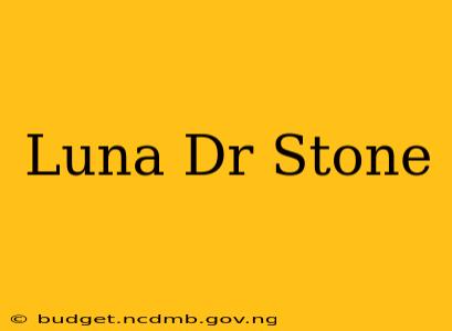 Luna Dr Stone