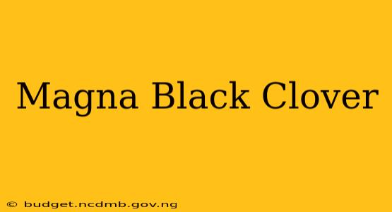 Magna Black Clover