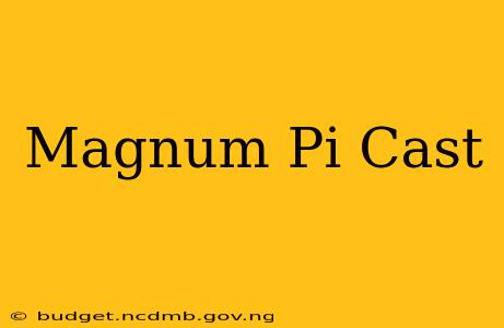 Magnum Pi Cast